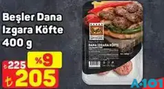 BEŞLER DANA IZGARA KÖFTE 400 G